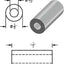 Espaciador aluminio 5/8x5/16 pulg redondo liso sin roscar