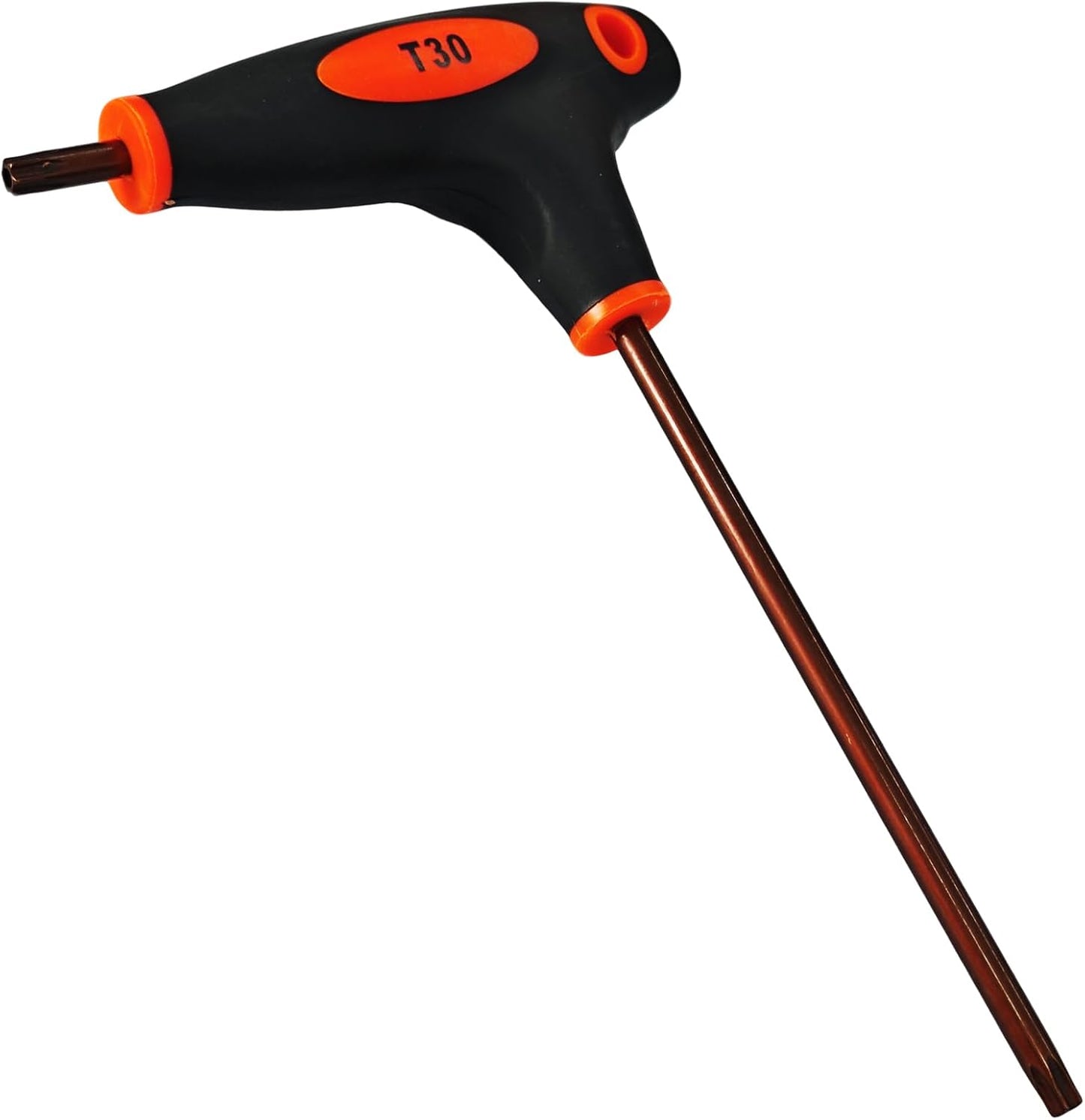 Destornillador Torx T30 acero S2 mango T doble extremo rojo