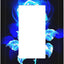 Placa interruptor flor rosa dorada azul 1 Gang cocina hogar
