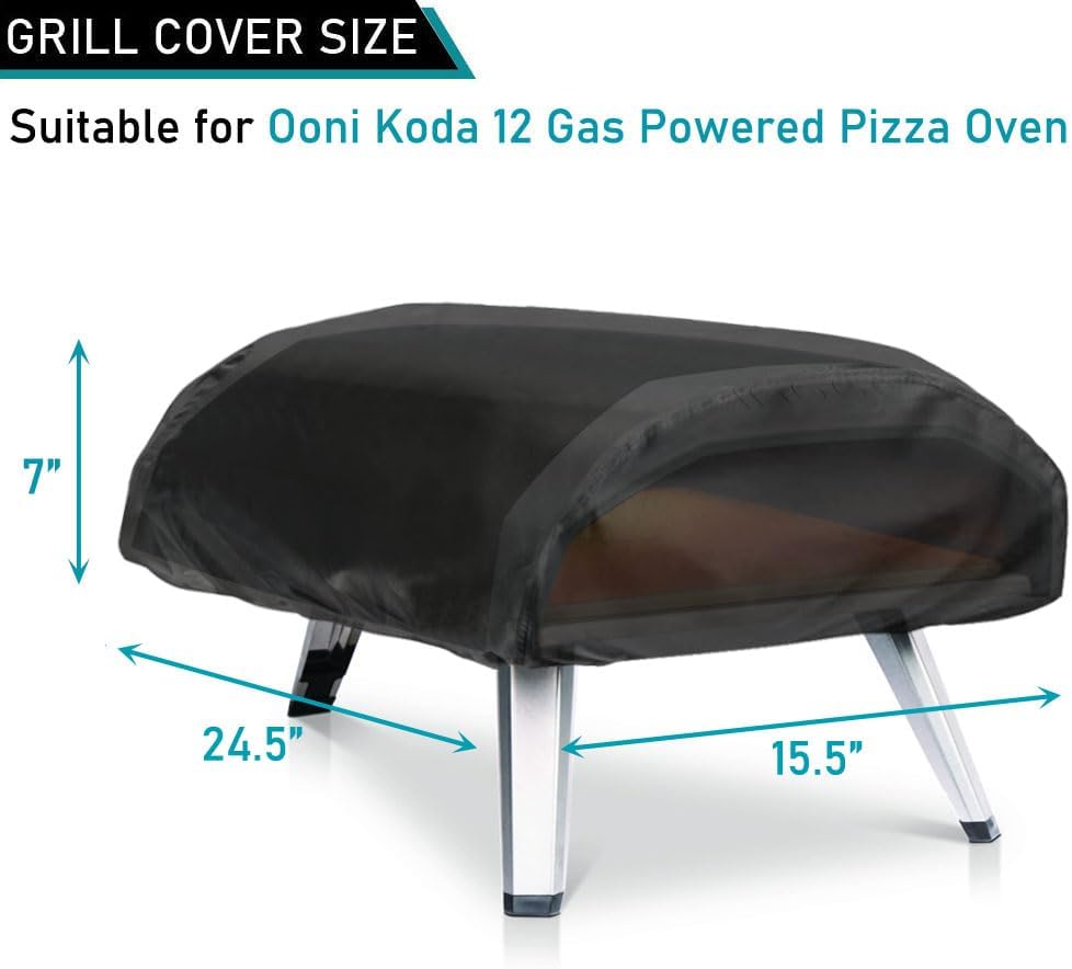 Cubierta horno pizza Koda 12 impermeable 600D