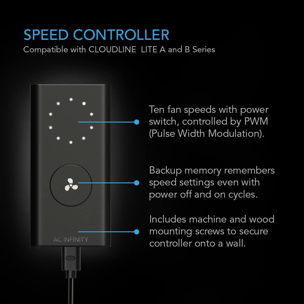 Ventilador conducto 8pulg motor EC control velocidad