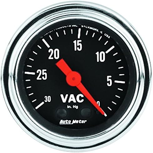 Medidor vacío mecánico cromado 2.3125"