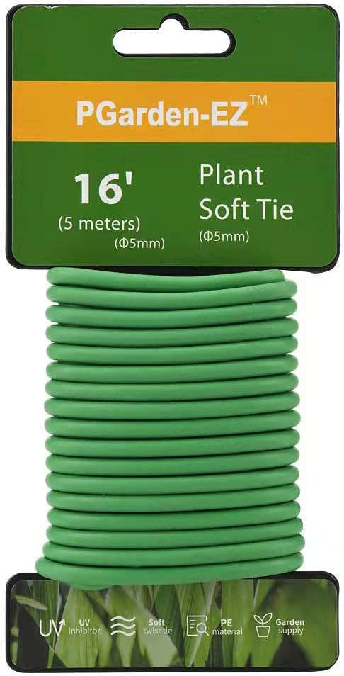 Corba torsión verde suave para plantas jardín 5m