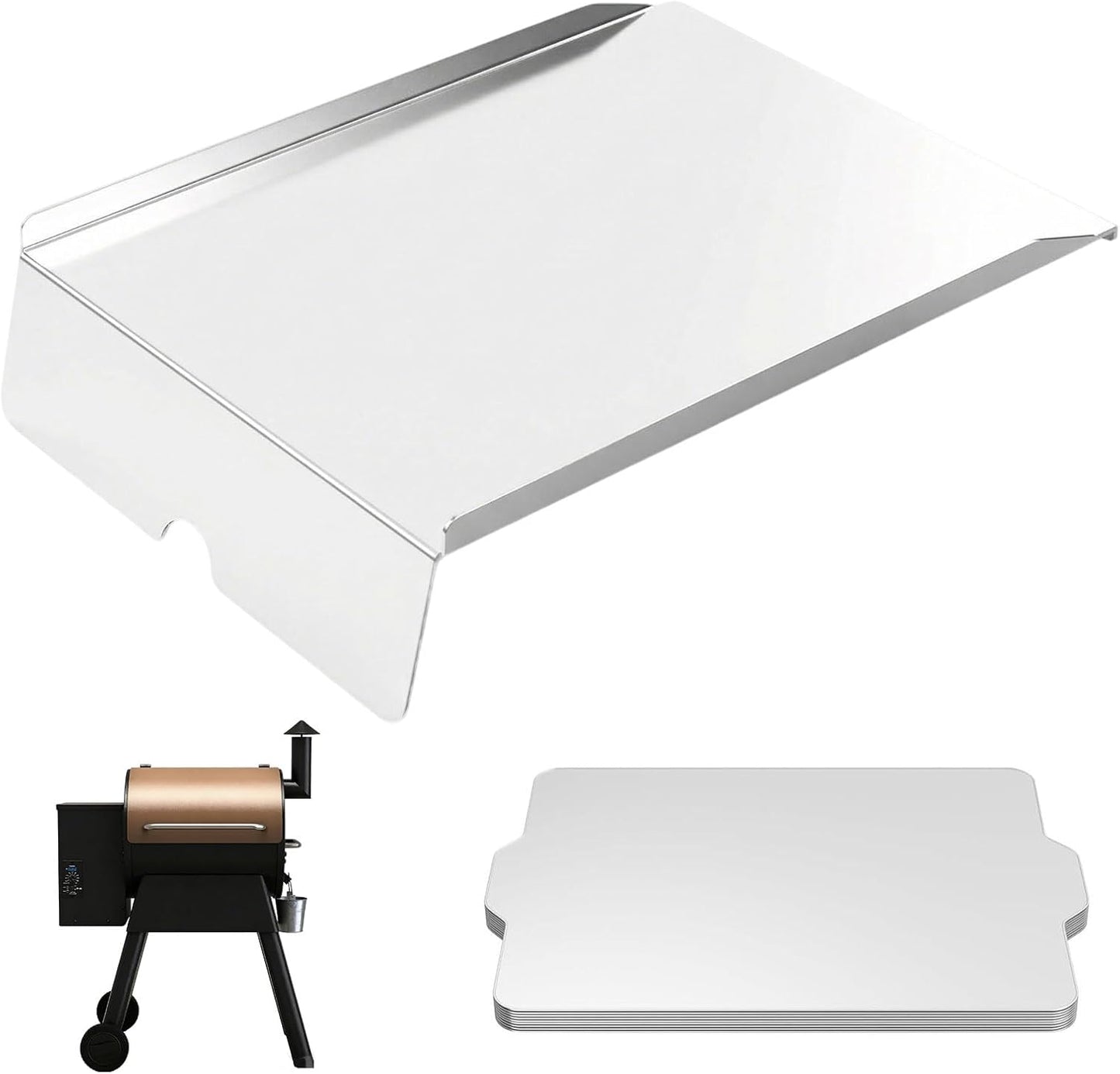 Kit bandeja goteo deflector calor para parrilla Traeger Pro