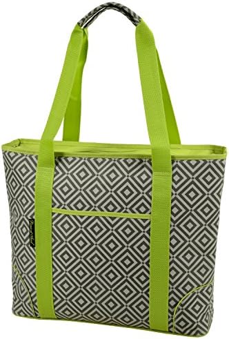 Bolsa grande aislada talla única verde gris