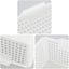 Set 3 cestas plástico blanco organizar