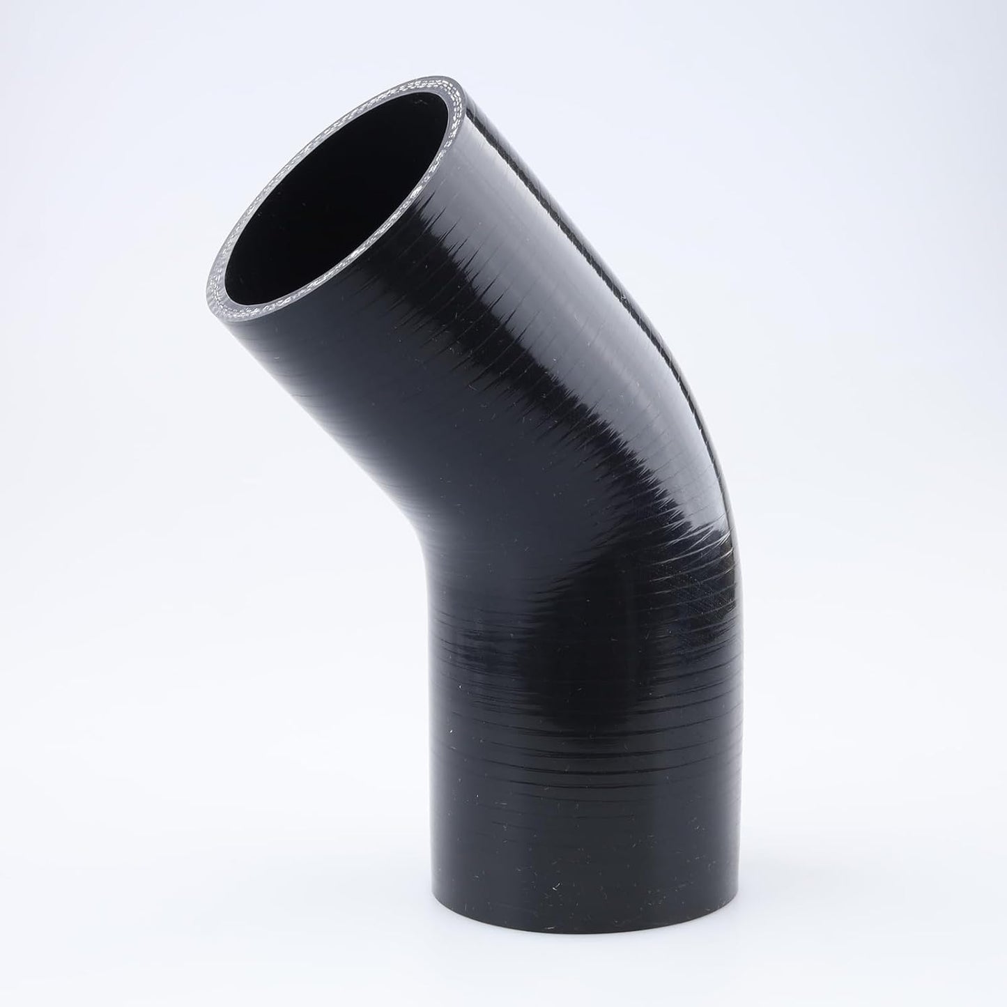 Acoplador reductor codo 45 grados manguera silicona
