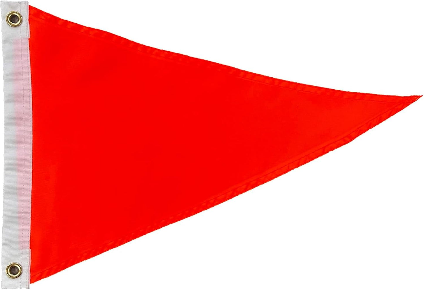 Triángulo seguridad naranja 12x18" con ojales latón