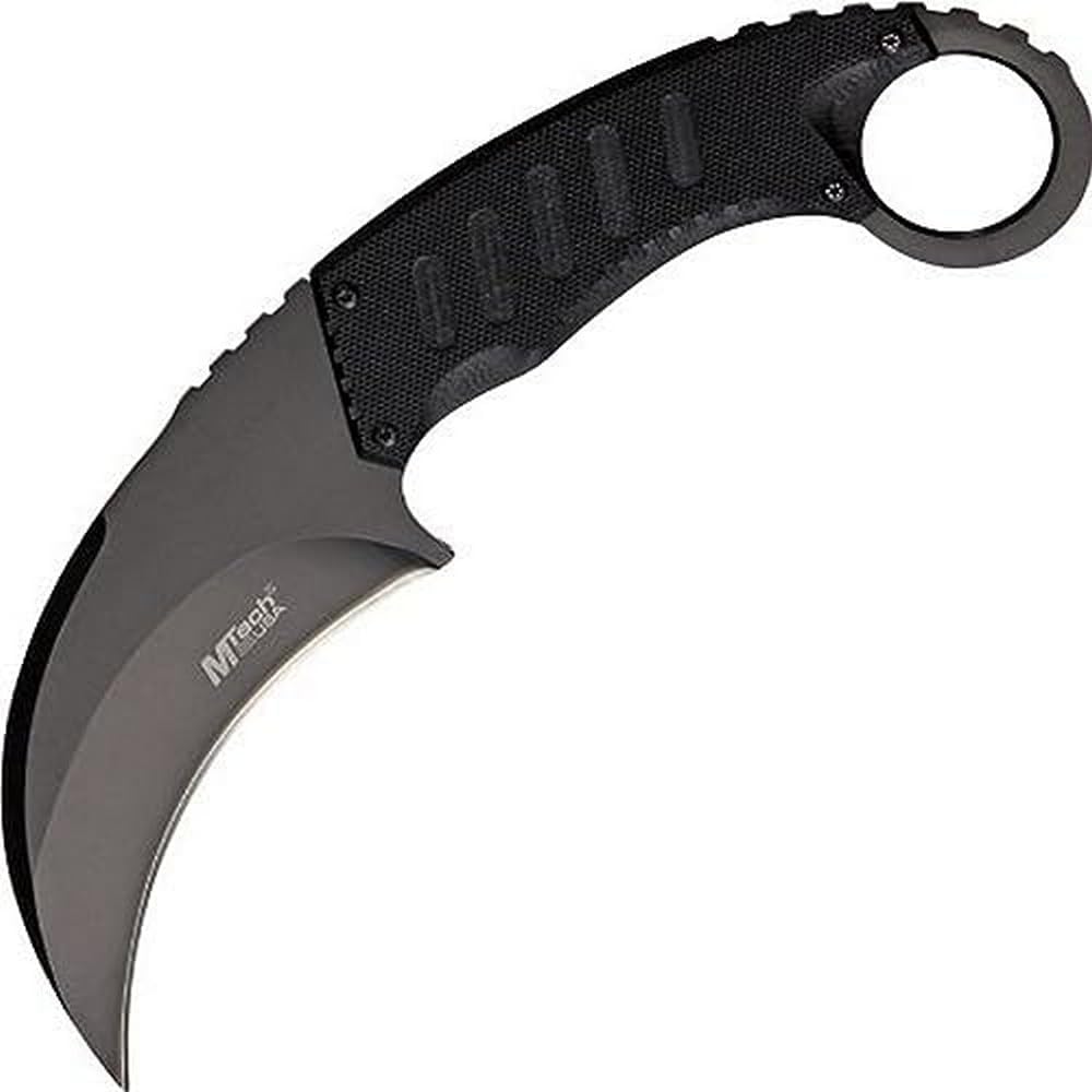 Cuchillo para Cuello de 7.5 Pulg en Negro
