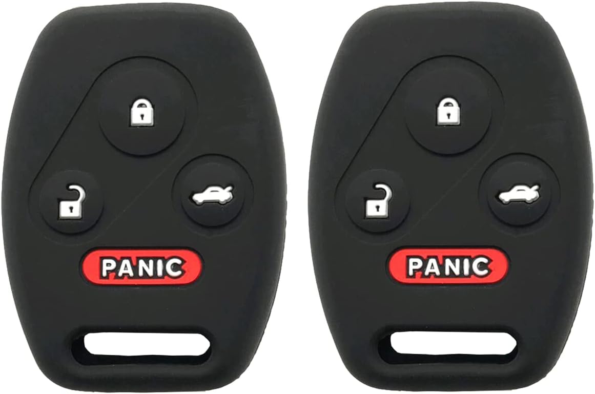 Funda silicona llavero Honda 4 botones negro