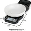 Báscula cocina digital pantalla LCD retroiluminada 1kg