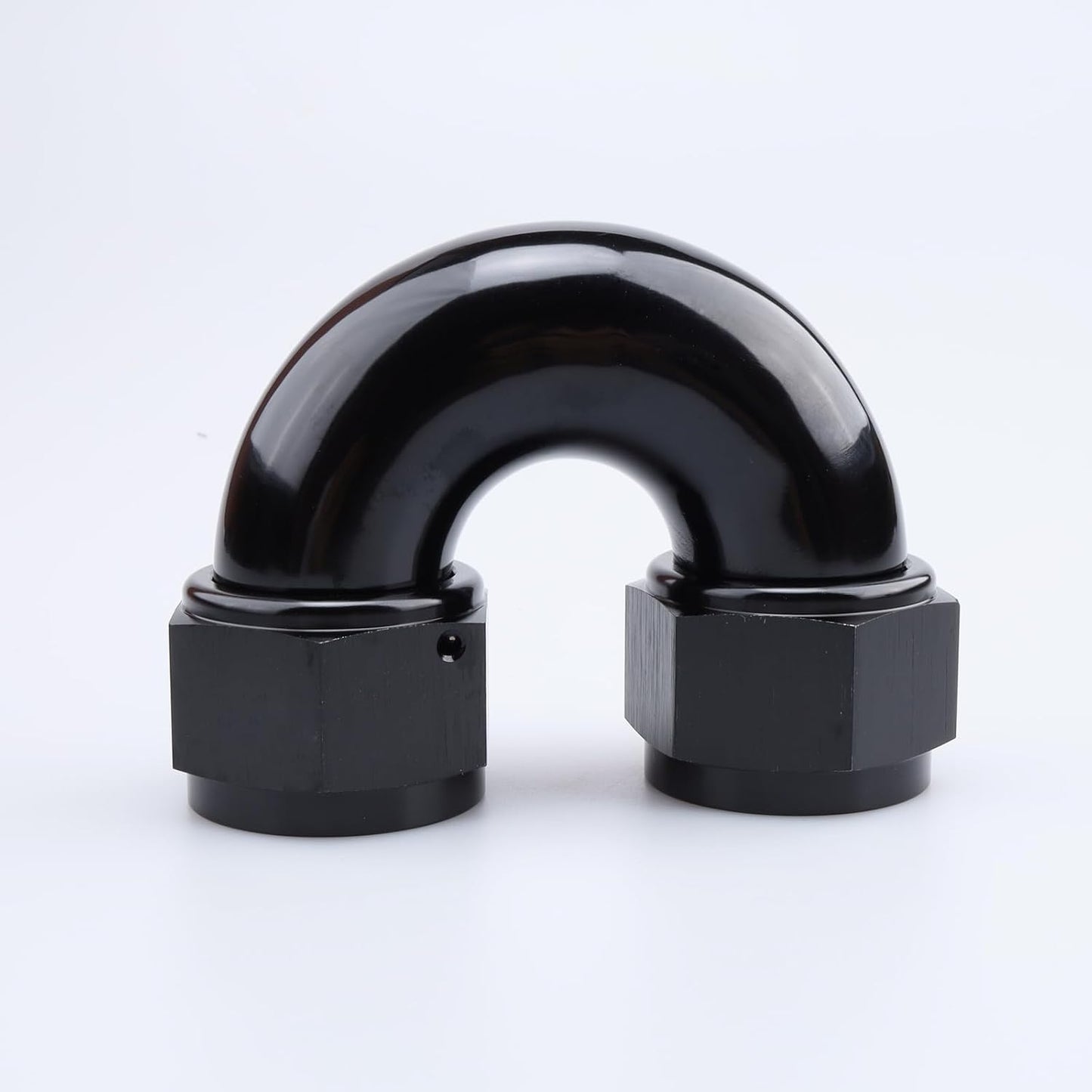 Acoplador giratorio aluminio negro 180 grados