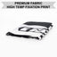Bandera negra 2x3ft con texto You are not forgotten