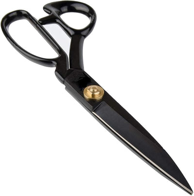 Tijeras costura acero alto carbono 12pulg color negro