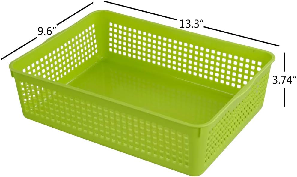 Cesta plástico para archivos A4 set 6