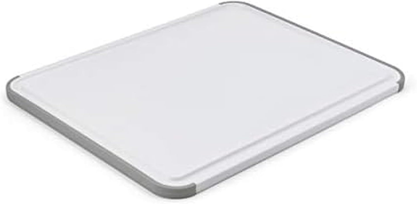 Tabla cortar KitchenAid 11x14pulg antideslizante blanco gris