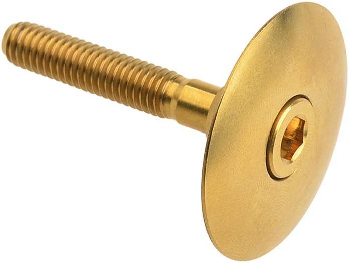 Tapa auricular titanio M6 x 1.378 in
