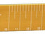 Tabla medición 2.5x22pulg aluminio anodizado dorado
