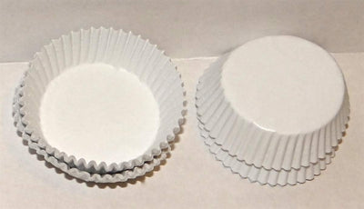 Tazas papel blanco para dulces 1000 pzas