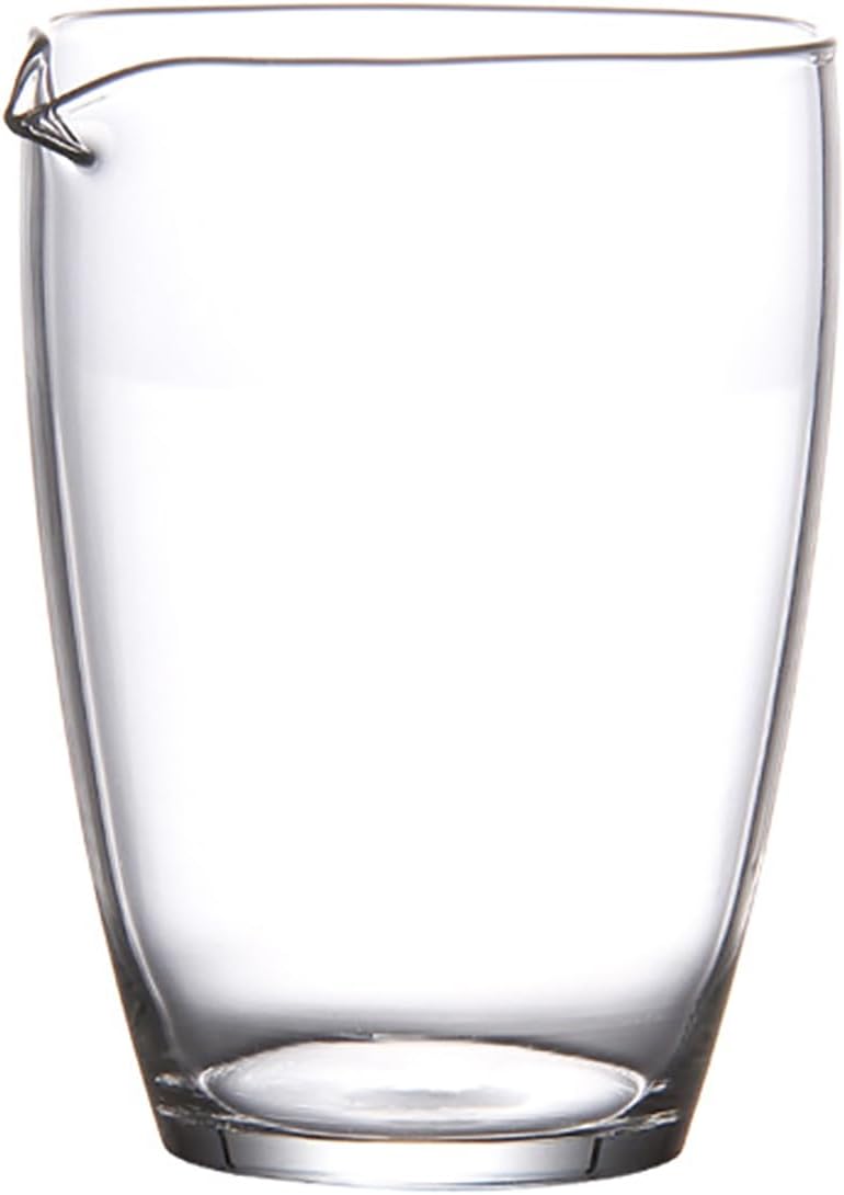 Taza vidrio borosilicato 12oz para té y café