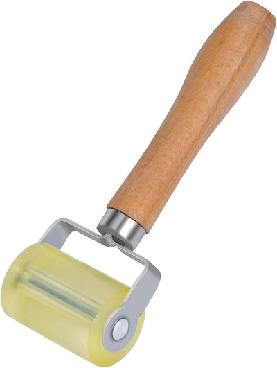 Rodillo sellado goma PU mango madera para audio coche