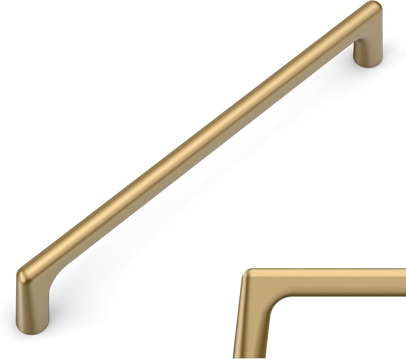 10 Tiradores Bronce Champán para Armarios Cocina 6.3"