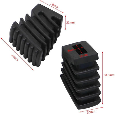 3 Protectores patas goma para percusión grande