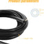 Manguera vacío silicona 10ft 1/4pulg 130PSI negro