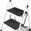 Escalera 2 escalones taburete plegable antiderrap 400lb