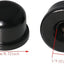 2 Tapas roscadas para soporte lámpara arpa color negro