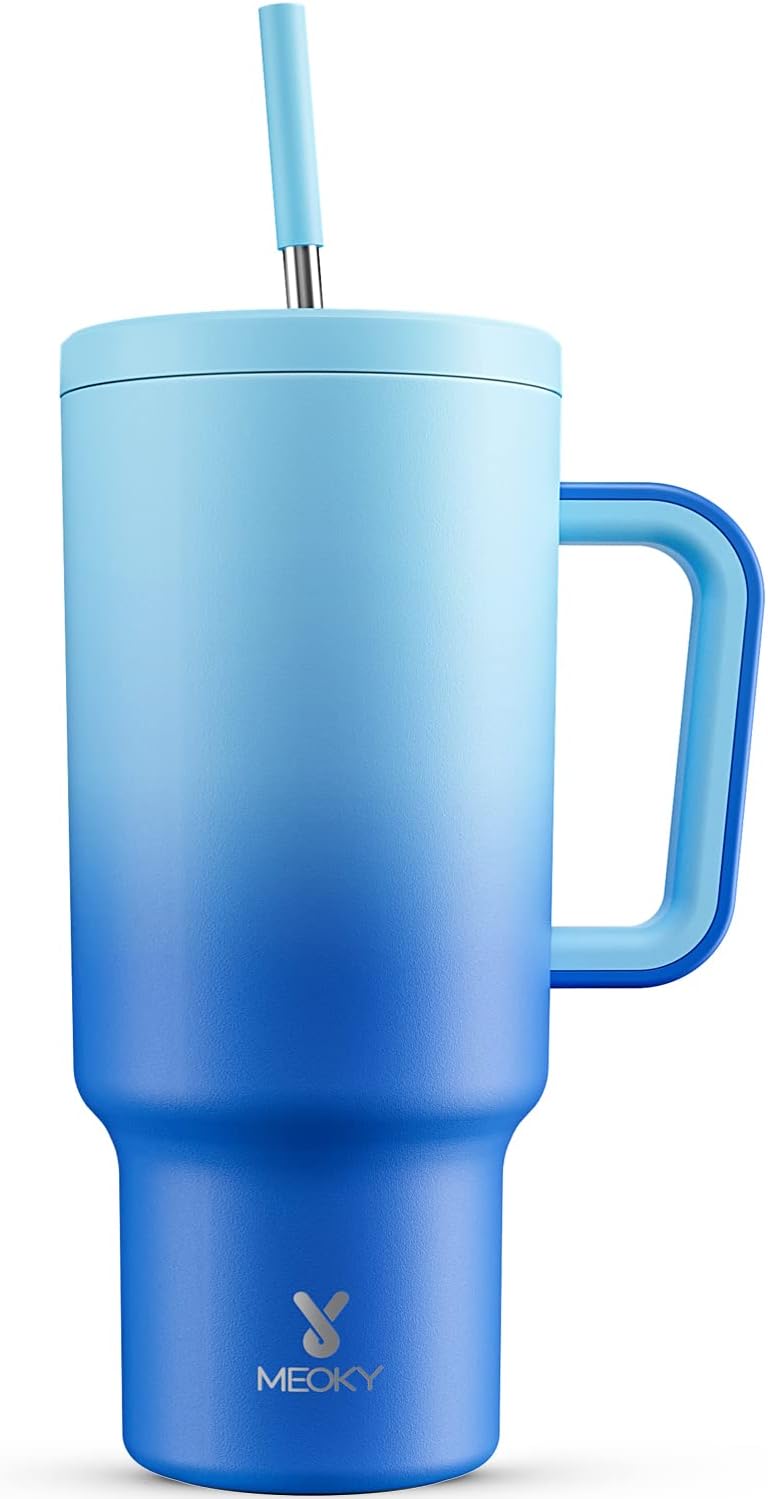 Vaso acero inox 40oz con tapa a prueba de fugas