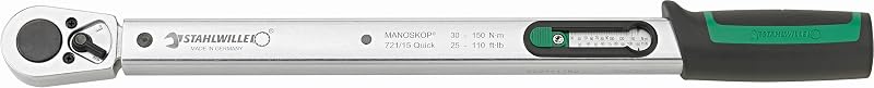 Llave dinamométrica 1/2 pulg trinquete permanente señal