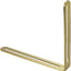 Soportes L acero inox doble ranura 7.87x0.95x6.54"