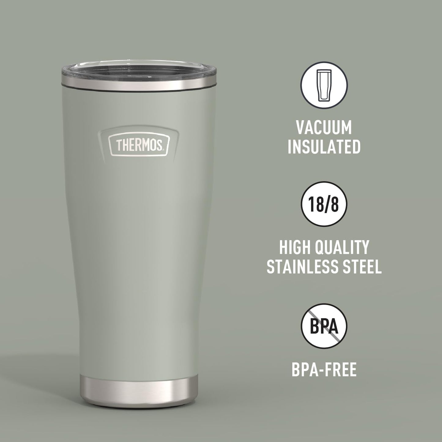 Vaso acero inox cierre deslizante 710ml River Rock