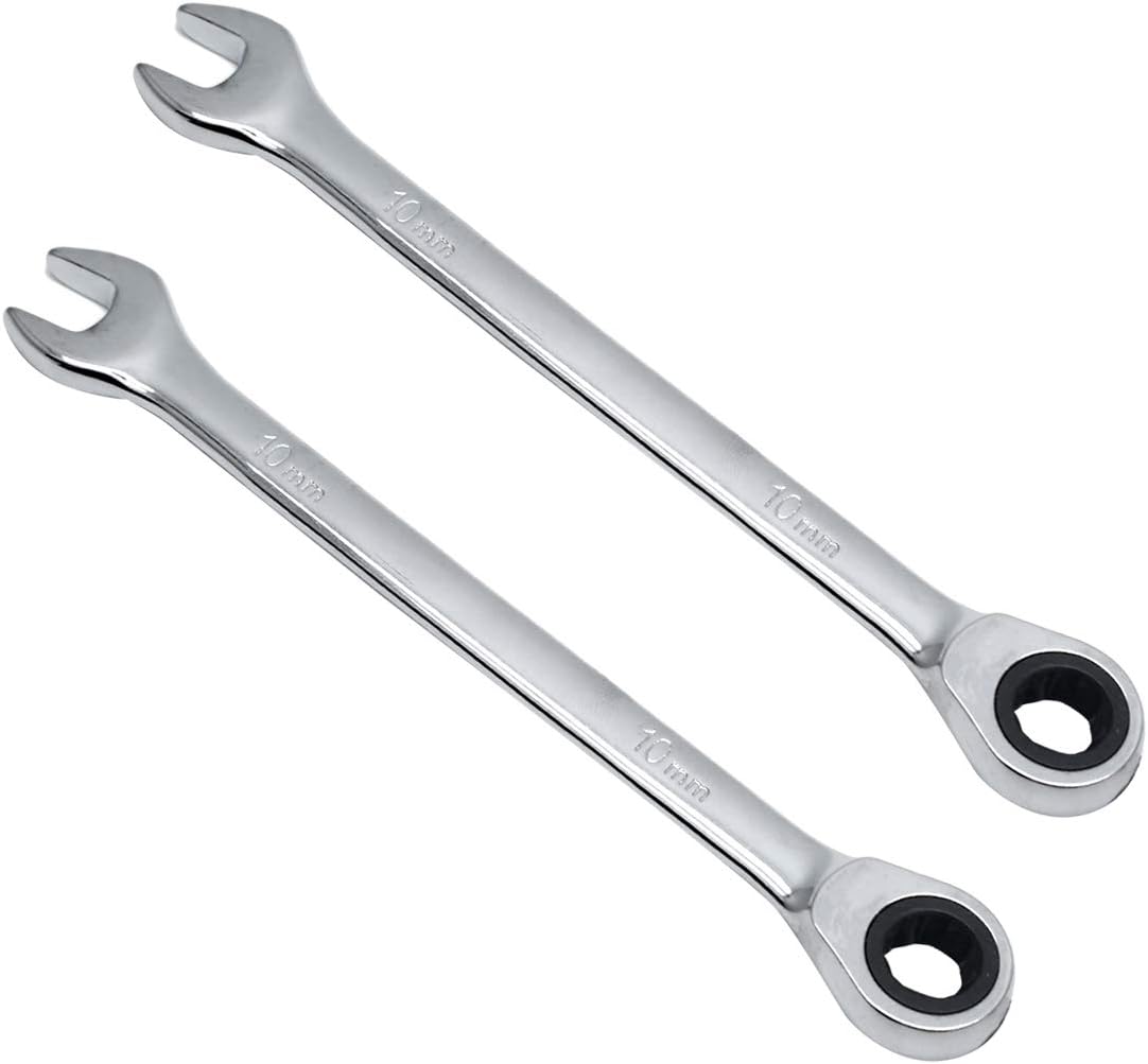 Juego 2 llaves trinquete métricas 0.394pulg 5° 72 dientes