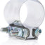 Abrazadera escape junta solapamiento 2.5pulg acero inox