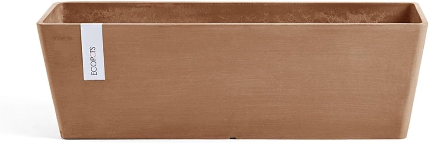 Maceta compuesta rectangular terracota 31.5pulg