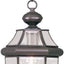 Farol colgante exterior 1 lámpara color bronce