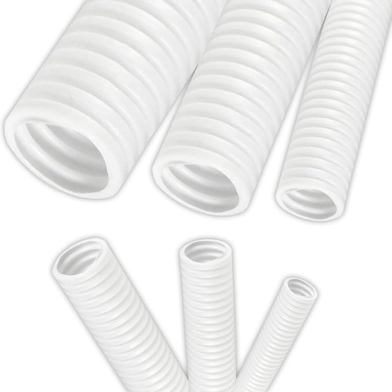 Conducto flexible corrugado alambre 1" 50ft blanco