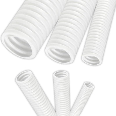Conducto flexible corrugado alambre 1" 50ft blanco