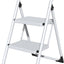 Escalera 2 escalones taburete cocina plegable con pasamanos