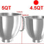 Cuenco mezclador acero inox 4.5qt comp KITCHENAID