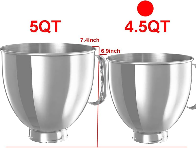 Cuenco mezclador acero inox 4.5qt comp KITCHENAID
