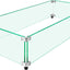 Protector viento hoguera 31.5x14.5" vidrio templado