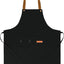 3 Pzas Delantal Impermeable Ajustable con 2 Bolsillos Cocina