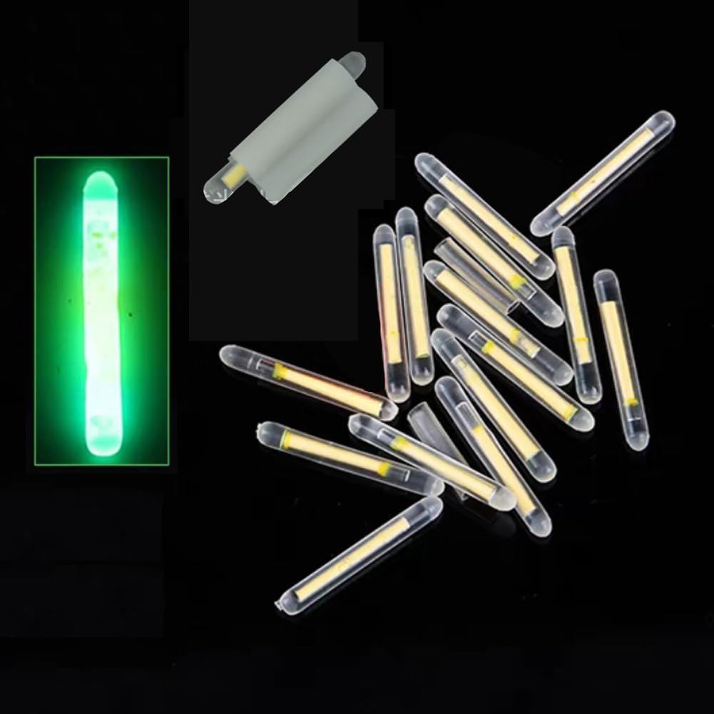 100 Varillas Brillantes de Pesca con 4 Accesorios