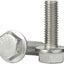 Brida tornillos hexagonales acero inox 18-8 25 pzas