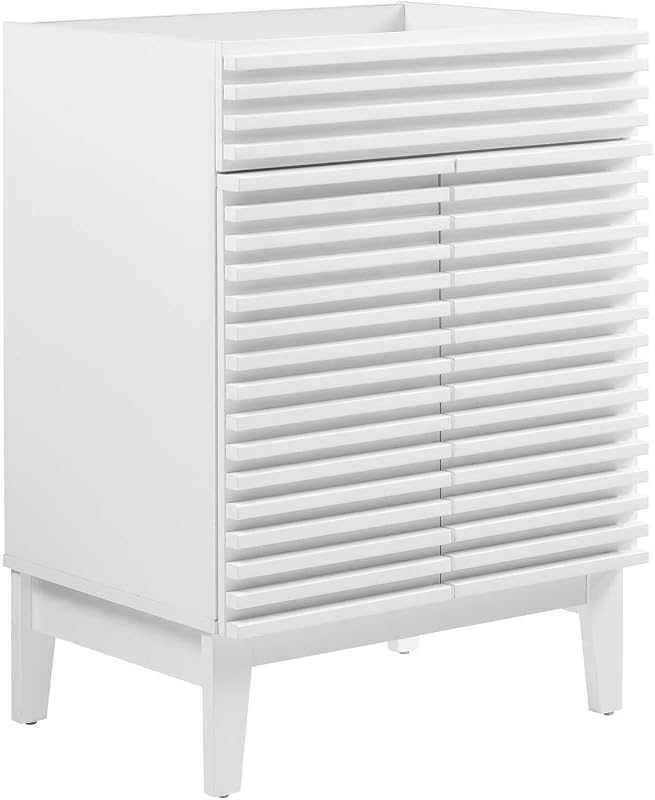 Gabinete de tocador baño color blanco