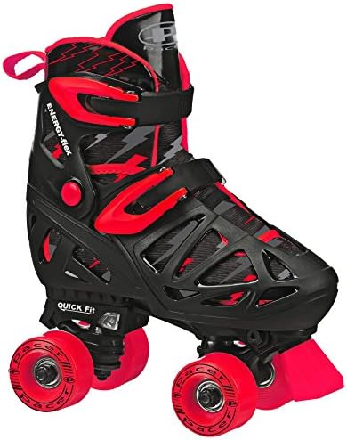 Patines artísticos ajustables para niños color negro