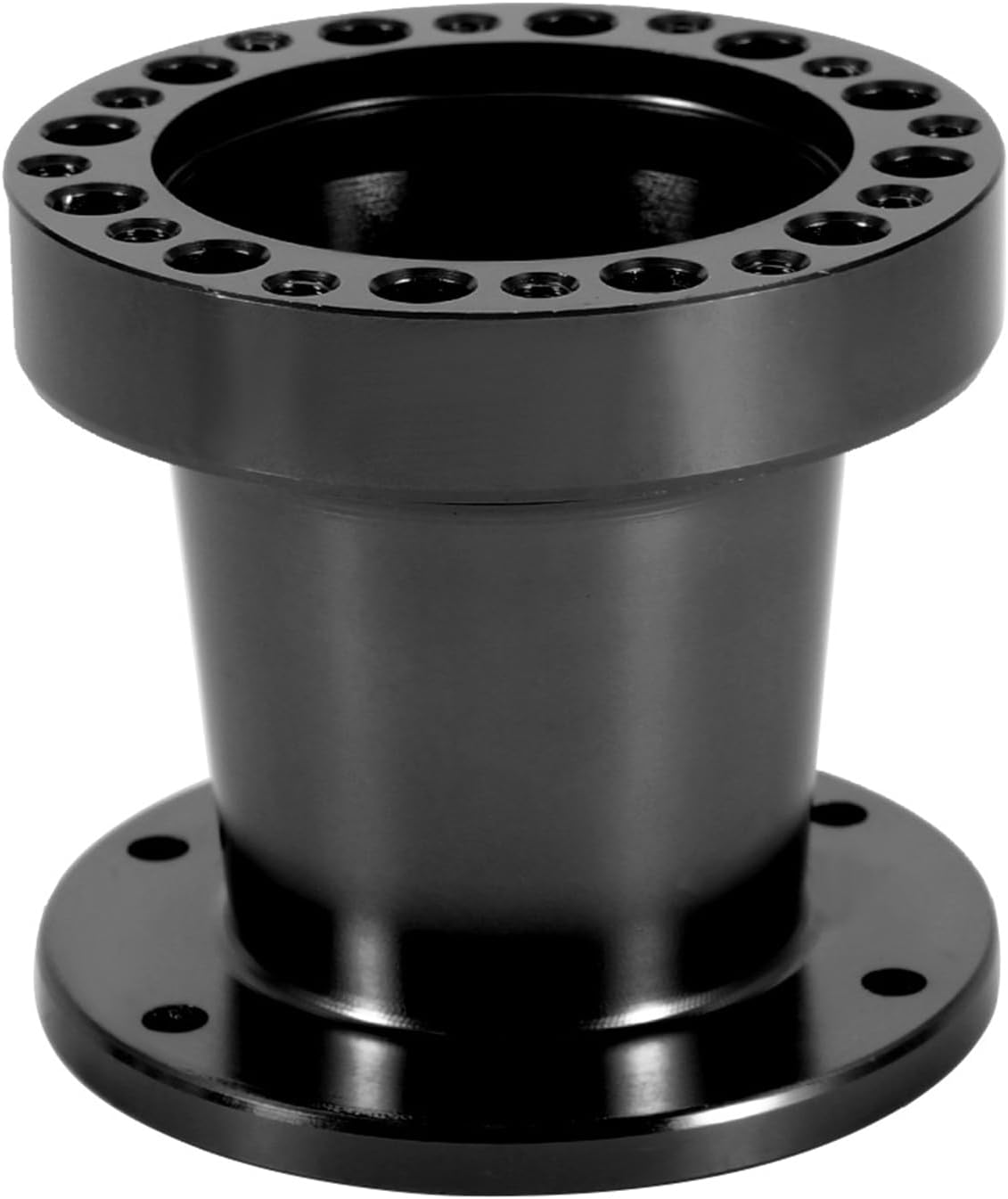Espaciador volante aluminio 3" kit adaptador rueda negro